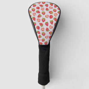Summer Strawberry cute pink pattern Golf Head Cover