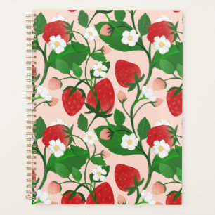 Summer Strawberry in Pink Planner