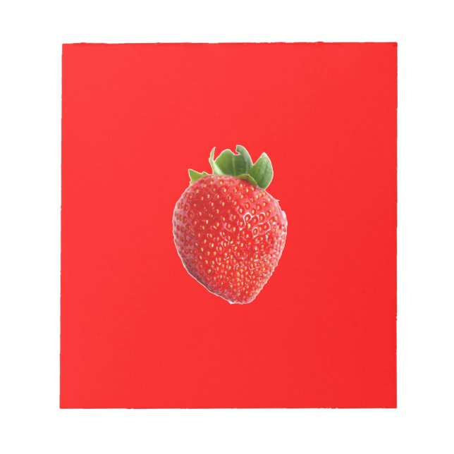 Summer Strawberry Notepad (Front)