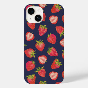Summer strawberry pattern Case-Mate iPhone 14 case