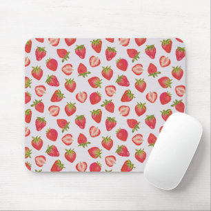 Summer Strawberry Pattern Mouse Mat