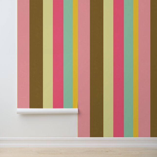 Summer Stripe Colour Palette Design Wallpaper (Application)