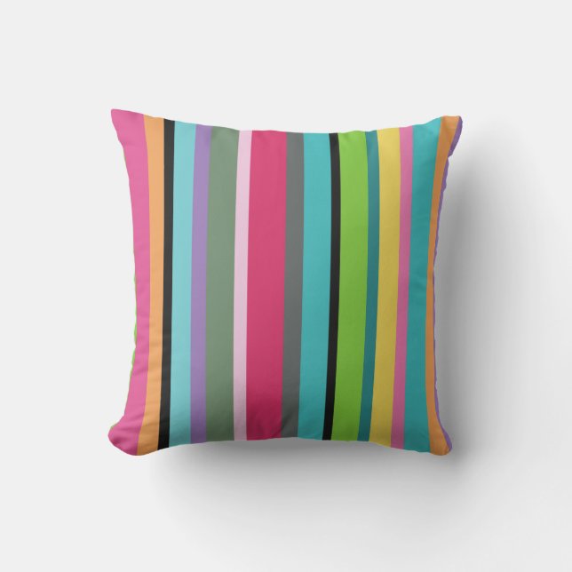 Summer Stripes Cushion (Front)