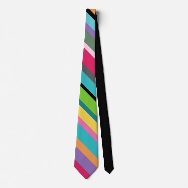 Summer Stripes diagonal neck tie (Front)