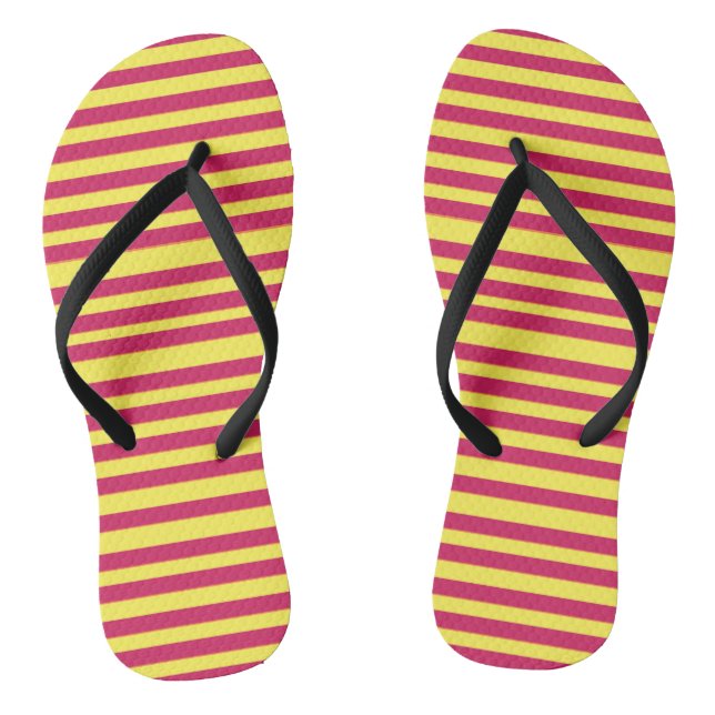 Summer Stripes Flip Flops (Footbed)