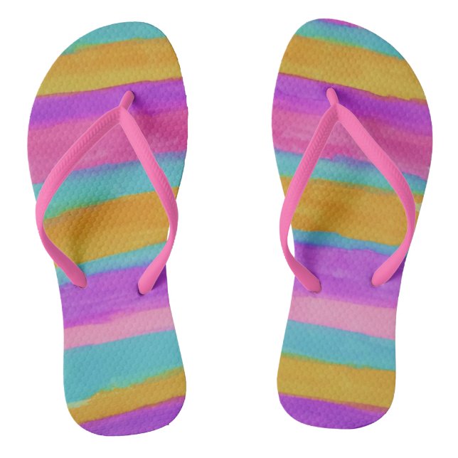 Summer Stripes Flipflops (Footbed)
