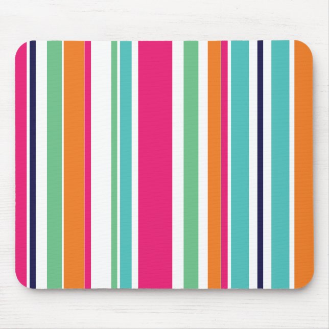 Summer Stripes Mouse Mat (Front)
