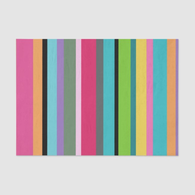 Summer Stripes Tissue Paper (Front)