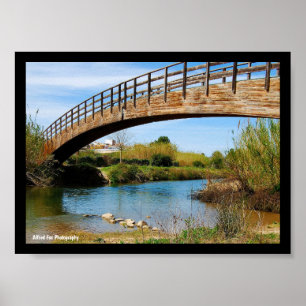 Summer Stroll Along the Túria River Poster