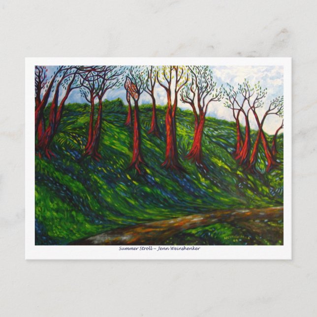 Summer Stroll POST CARD (Front)