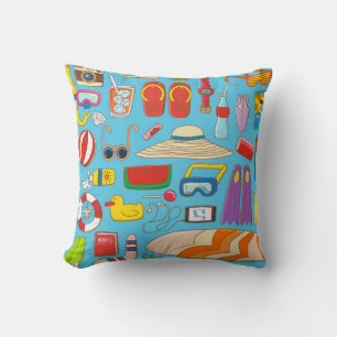 Summer stuff collection item for summer time at th cushion