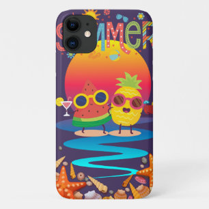 Summer Stuff Sunset Background iPhone 11 Case