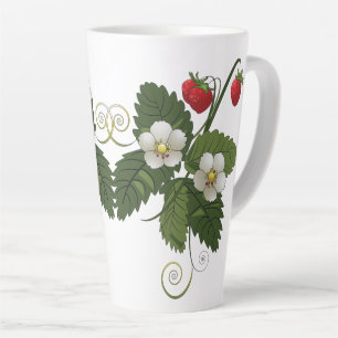 Summer Style Strawberry  Latte Mug