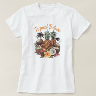 Summer Style Tropical Hair Texture Graphic Tee