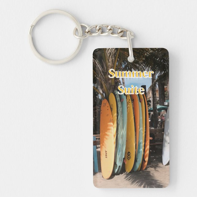 Summer Suite Surfboards Key Ring (Front)