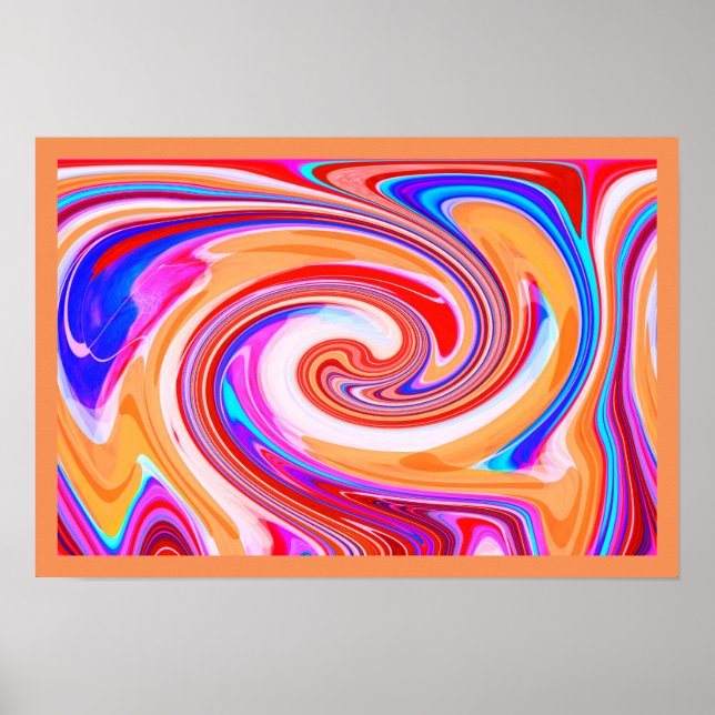 Summer sun art poster (Front)