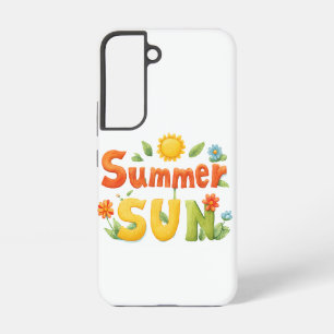 Summer Sun Illustration Samsung Galaxy Case