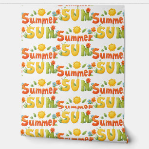 Summer Sun Illustration Wallpaper