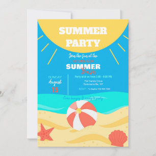 Summer Sun Invitation