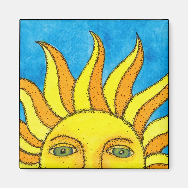 Summer Sun Magnet (Front)