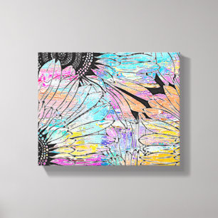 Summer Sunflower 10” x 8” Canvas Print