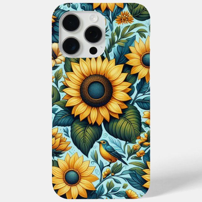 Summer/sunflower/bird Case-Mate iPhone Case (Back)