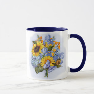 Summer Sunflower Bouquet Mug