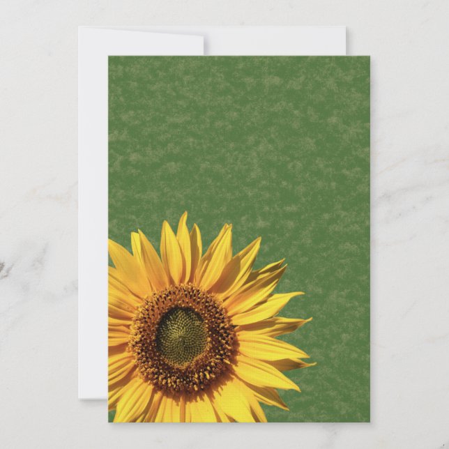 Summer Sunflower Bridal Shower Invitation (Front)