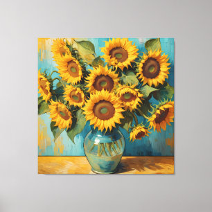 Summer Sunflower Canvas Print