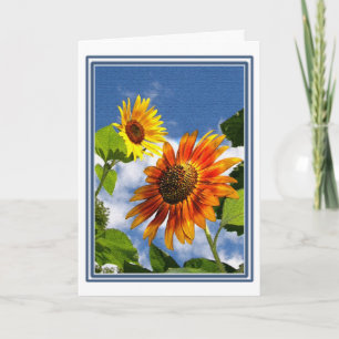 Summer Sunflower Garden Card