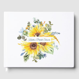 Summer Sunflower Guest Book