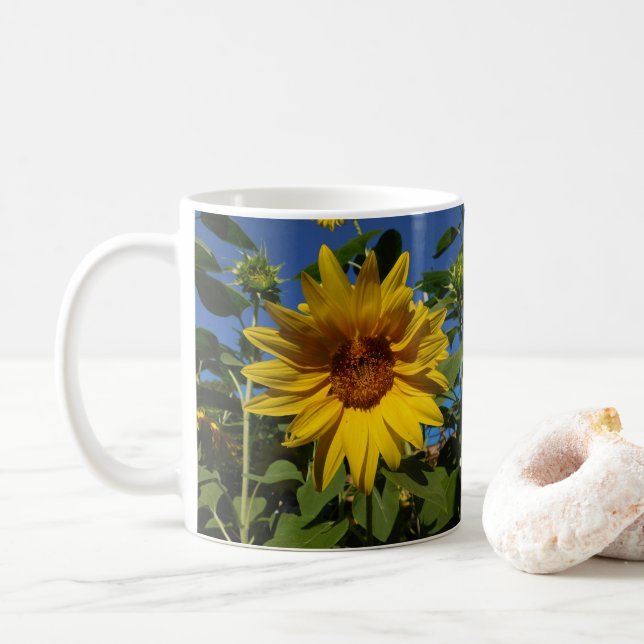 Summer Sunflower Mug (With Donut)