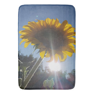 Summer Sunflower or your picture Bath Mat