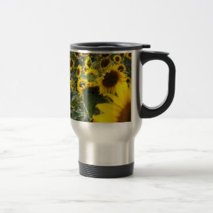 Summer Sunflower Shower Commuter Mug