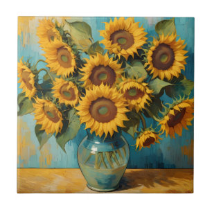 Summer Sunflower Tile