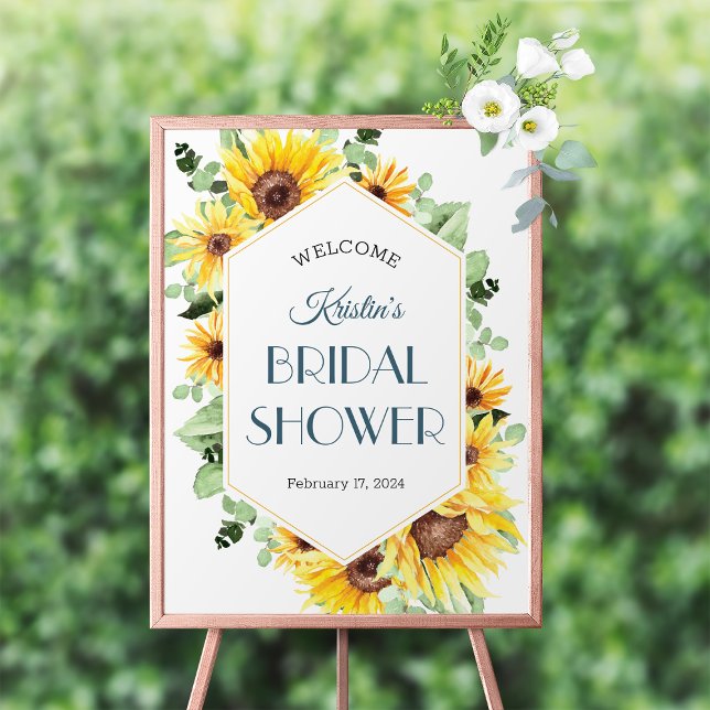 Summer Sunflower Wedding Welcome Sign (Creator Uploaded)