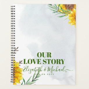 Summer Sunflowers Eucalyptus Greenery Wedding Planner