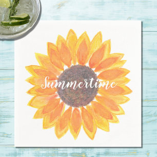Summer Sunflowers Napkin