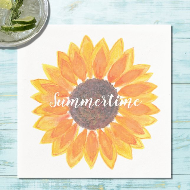 Summer Sunflowers Napkin (Creator Uploaded)