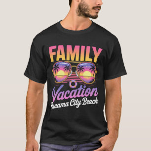 Summer sunglass tropical family vacation panama T-Shirt