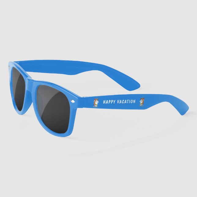 Summer Sunglasses Snowman Surfer Fun (Left)