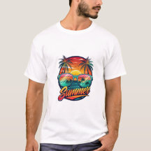 Summer Sunglasses T-Shirt – Tropical Sunset