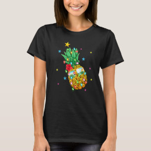 Summer Sunglasses Xmas Lighting Pineapple Christma T-Shirt
