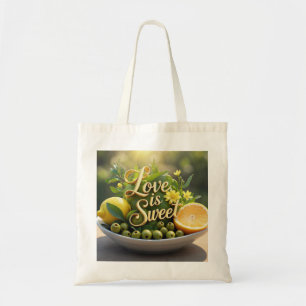 Summer sunny Lemons, olives, citrus slices  Tote Bag