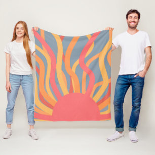 Summer Sunrise  Fleece Blanket