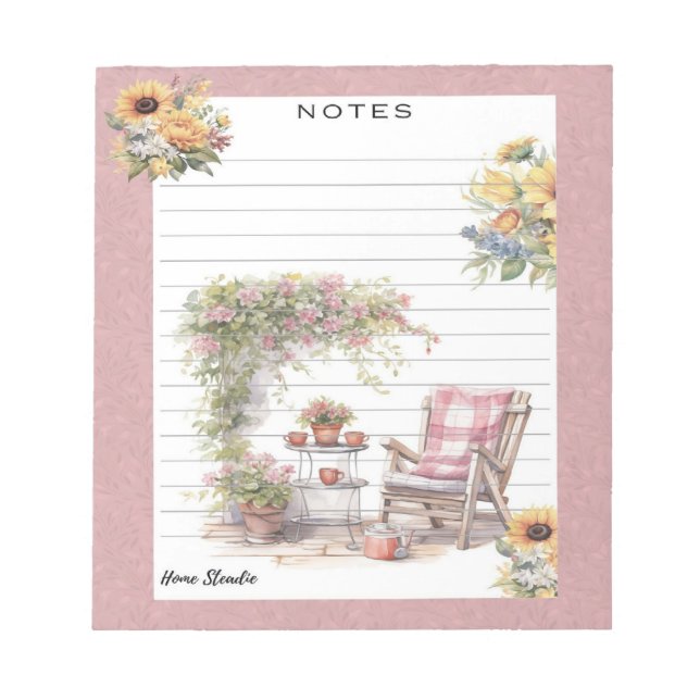 Summer Sunrise Notepad (Front)