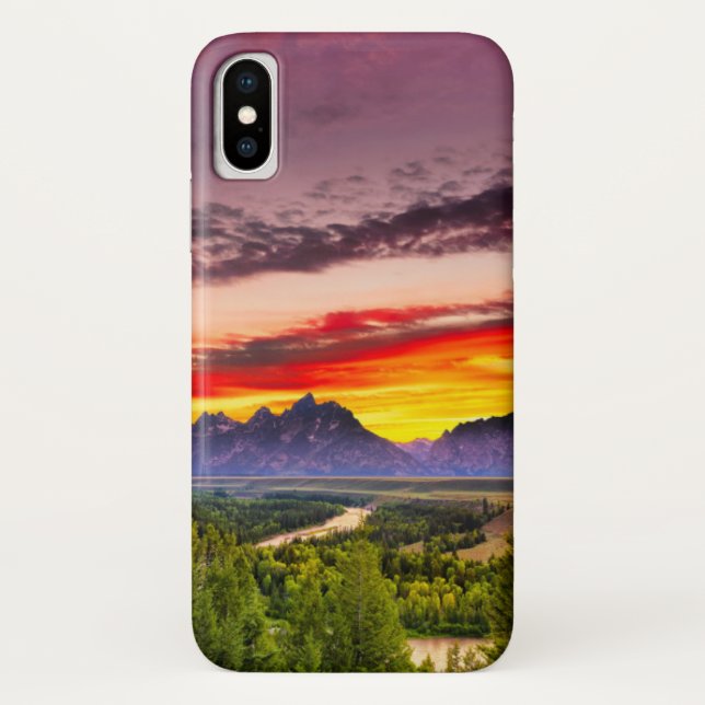 Summer Sunset at Snake River Overlook Case-Mate iPhone Case (Back)