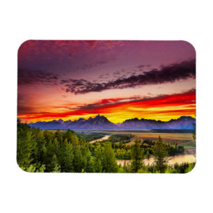 Summer Sunset at Snake River Overlook Magnet