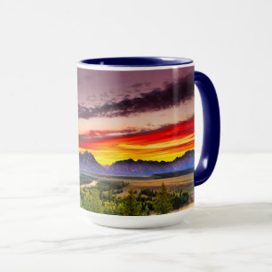 Summer Sunset at Snake River Overlook Mug