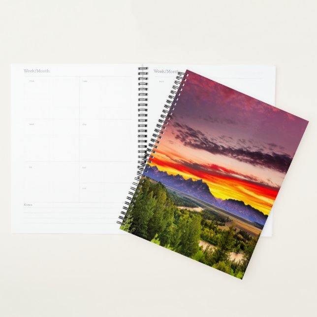 Summer Sunset at Snake River Overlook Planner (Display)